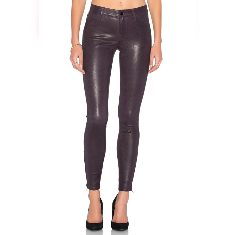 J Brand Leather Pants